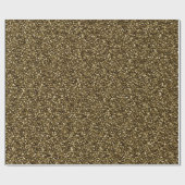 Papier Cadeau Texture de parties scintillantes d'or (Plat)