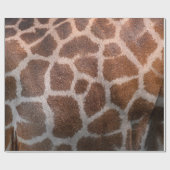 Papier Cadeau Texture de peau de girafe (Plat)