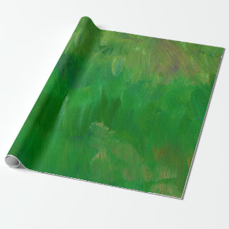 Papier Cadeau Texture de peinture d'herbe verte. Arrière - plan