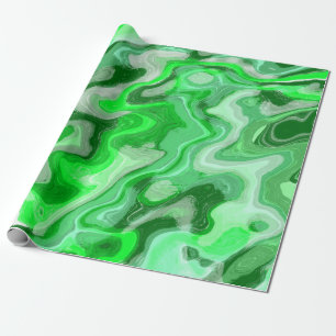 Papier Cadeau Texture de peinture liquide abstraite en marbre ve