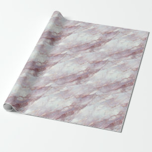 Papier Cadeau Texture de perfusion de marbre de quartz rose