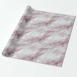 Papier Cadeau Texture de perfusion de marbre de quartz rose