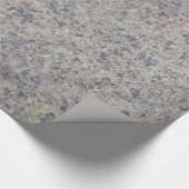 Papier Cadeau Texture de pierre de granit gris (Coin)