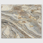 Papier Cadeau Texture de pierre de marbre granit à la mode (Plat)