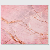 Papier Cadeau Texture de pierre de marbre rouge moderne cool (Plat)