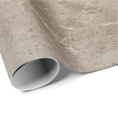 Papier Cadeau Texture de pierre de marbre tendance cool (Coin rond)