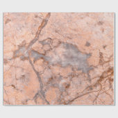 Papier Cadeau Texture de pierre de marbre tendance et cool (Plat)