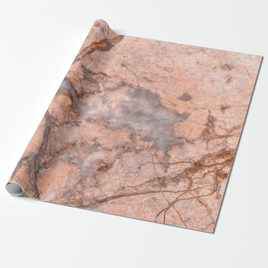 Papier Cadeau Texture de pierre de marbre tendance et cool (Déroulé)