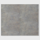 Papier Cadeau Texture de pierre grise (Plat)