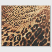 Papier Cadeau Texture de poster de animal (Plat)