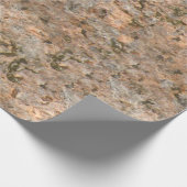 Papier Cadeau Texture de roche de photo de géologie de nature (Coin)