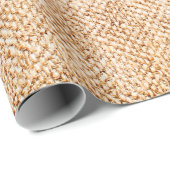 Papier Cadeau Texture de toile (Coin rond)