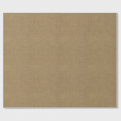 Papier Cadeau Texture de toile de jute (Plat)