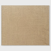 Papier Cadeau Texture de toile de jute (Plat)