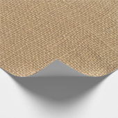 Papier Cadeau Texture de toile de jute (Coin)