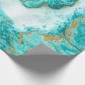 Papier Cadeau Texture décorative en marbre. Peinture Abstraite. (Coin)