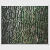 Papier Cadeau Texture d'écorce d'arbre (Plat)