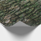Papier Cadeau Texture d'écorce d'arbre (Coin)