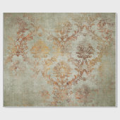 Papier Cadeau Texture des Damas vieilles (Plat)