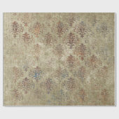 Papier Cadeau Texture des Damas vieilles (Plat)