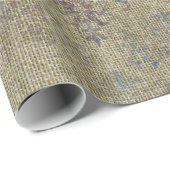 Papier Cadeau Texture des Damas vieilles (Coin rond)
