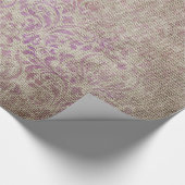 Papier Cadeau Texture des Damas vieilles (Coin)