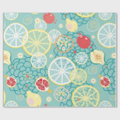 Papier Cadeau Texture des fruits (Plat)