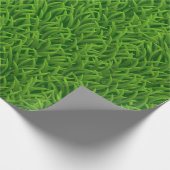 Papier Cadeau Texture d'herbe verte (Coin)