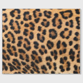Papier Cadeau Texture d'impression de Cheetah (Plat)