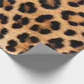 Papier Cadeau Texture d'impression de Cheetah (Coin)