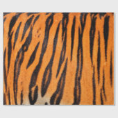 Papier Cadeau Texture d'impression de tigre (Plat)