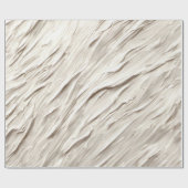 Papier Cadeau Texture d'ivoire abstrait (Plat)