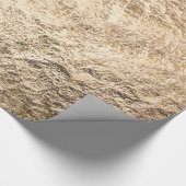 Papier Cadeau Texture d'or concaillée (Coin)