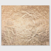Papier Cadeau Texture d'or concaillée (Plat)
