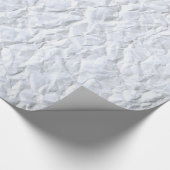 Papier Cadeau Texture du Livre blanc écrasé (Coin)