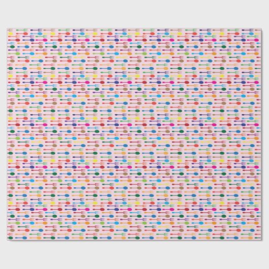 Papier Cadeau Texture du repas (Plat)