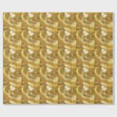 Papier Cadeau Texture du triangle or Abstrait (Plat)