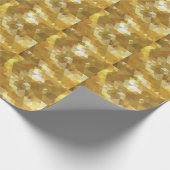 Papier Cadeau Texture du triangle or Abstrait (Coin)