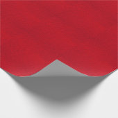 Papier Cadeau Texture dynamique de tissu rouge (Coin)