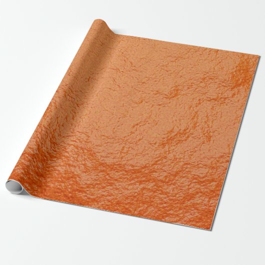 Papier Cadeau Texture écorce orange (Déroulé)