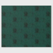 Papier Cadeau Texture Élégant Vert Émeraude Foncé Uni (Plat)