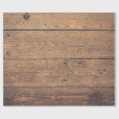 Papier Cadeau Texture en bois (Plat)
