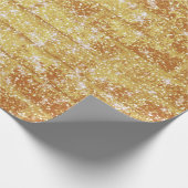 Papier Cadeau Texture en brique pierre Parties scintillant or Dé (Coin)