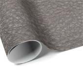 Papier Cadeau Texture en cuir (Coin rond)