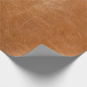 Papier Cadeau Texture en cuir antique, TANcuir, texture, dos (Coin)