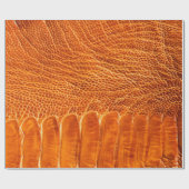 Papier Cadeau Texture en cuir d'autruche (Plat)