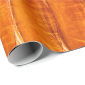 Papier Cadeau Texture en cuir d'autruche (Coin rond)