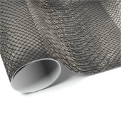 Papier Cadeau Texture en cuir noir, utilisation arrière - plan. (Coin rond)