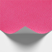 Papier Cadeau Texture en cuir rose (Coin)