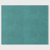 Papier Cadeau Texture en cuir turquoise de Faux (Plat)